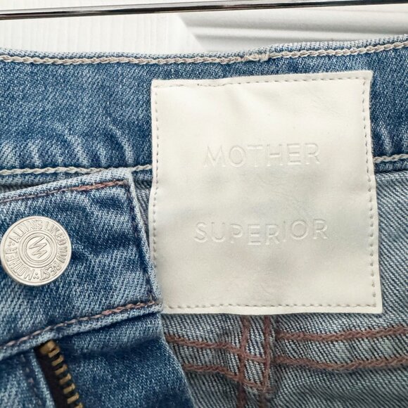 Mother Denim "A Step Midi" Denim Skirt in "Misbeliever", size 26 - Picture 5 of 14